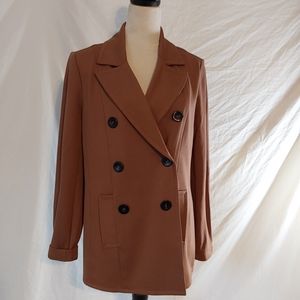 Tahari Brown Mocha Love Blazer/Jacket Size M